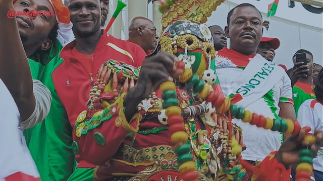Sport/ 4ème Journées des éliminatoires CAN 2025: ambiance des supporteurs burkinabés dans les tribunes