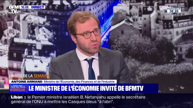 Suppressions de postes dans l'Éducation nationale: Il est normal que le nombre de professeurs évolue en fonction de la baisse du nombre d'élèves, affirme Antoine Armand, ministre de l'Économie