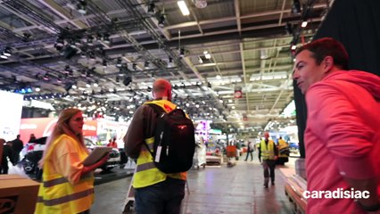 Première visite en live du Mondial de l'auto
