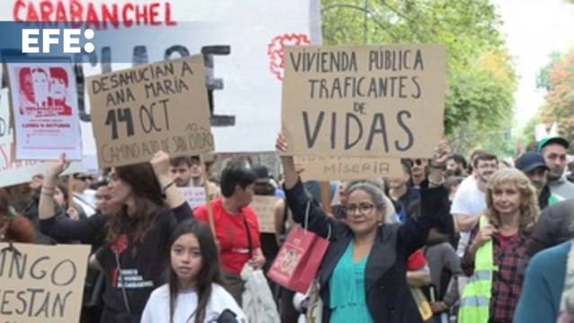 Decenas de miles de personas salen a la calle para exigir rebaja en el precio del alquiler