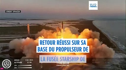 SpaceX parvient à contrôler le retour sur Terre du propulseur de sa méga-fusée Starship