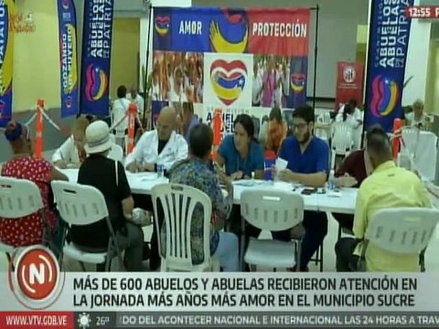 Caracas | Jornada ¨Más Años Más Amor¨ beneficia a más de 600 abuelos y abuelas del mcpio. Sucre