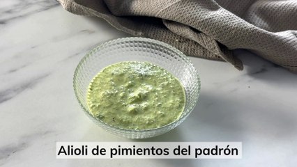 Enrique Sánchez alioli de pimientos del padrón