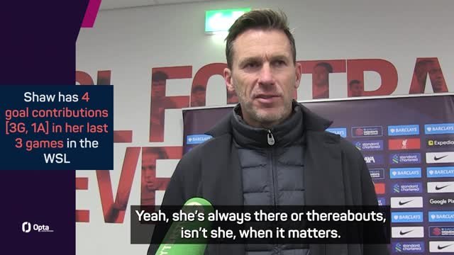 Bunny Shaw 'always there when it matters' - Taylor