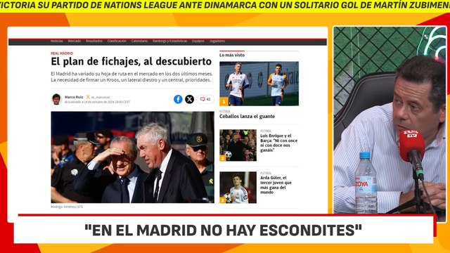 Roncero enamorado de Zubimendi, ¿fichaje para el Real Madrid?