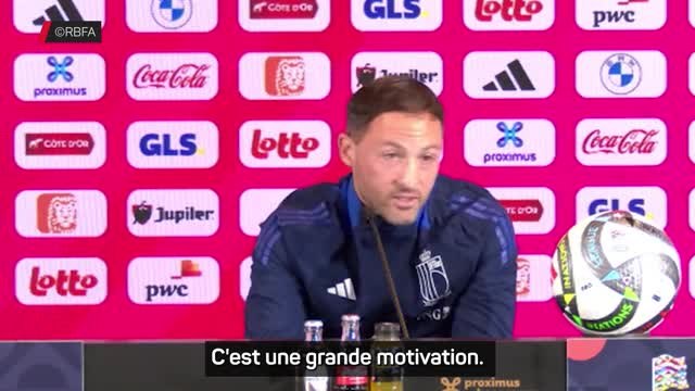 Belgique - Tedesco vise une performance historique contre la France