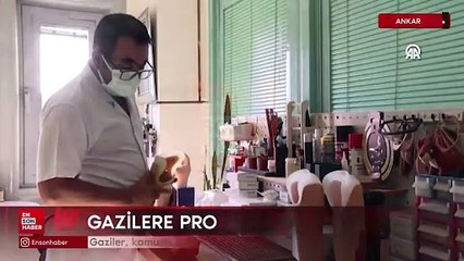 Gaziler, kamuda son teknolojiyle üretilen protezlerle hayata bağlanıyor