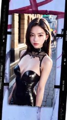 Stylish Woman Captures Urban Beauty Amidst