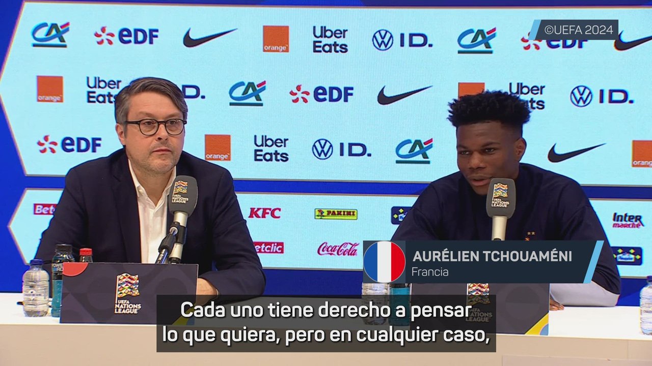 Tchouaméni defiende a Mbappé: "No es necesario demostrar el amor de Kylian por la selección francesa"