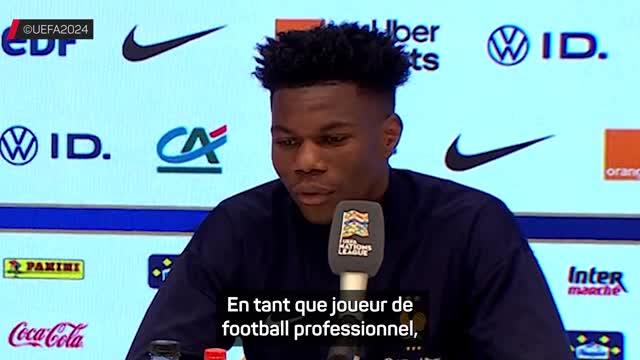 Bleus - Tchouaméni : "La Ligue des nations ? Ce n'est pas la compétition du siècle"