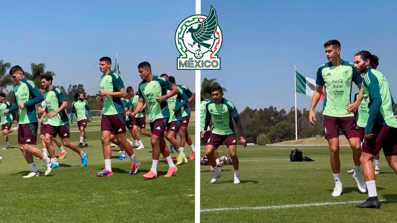 La Selección Mexicana hace entrenamiento previo a viajar a Guadalajara para enfrentar a Estados Unidos