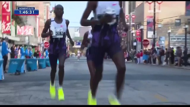 Ruth Chepngetich of Kenya smashes world record by nearly 2 minutes at Chicago Marathon