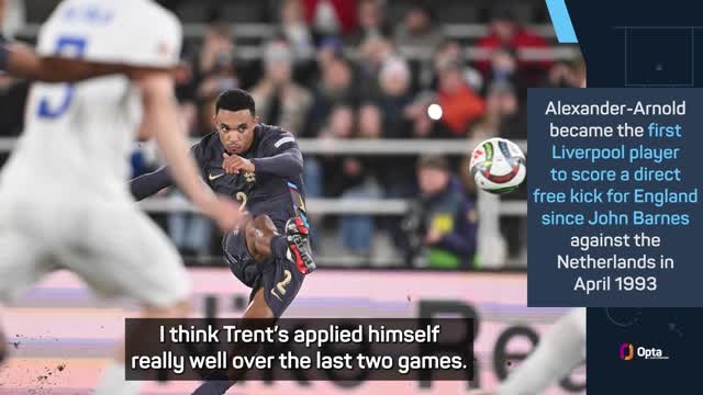 Alexander-Arnold 'applied himself really well' - Carsley