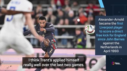 Alexander-Arnold 'applied himself really well' - Carsley