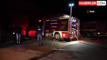 Kırıkkale'de Tekstil Fabrikasında Yangın