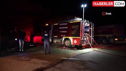 Kırıkkale'de Tekstil Fabrikasında Yangın