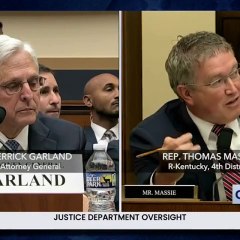 Thomas Massie Makes AG Garland SQUIRM in His Seat at Hearing.//The Dan Bongino Show Clips