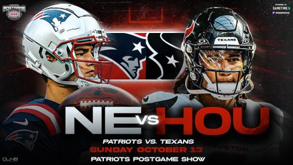 LIVE: Patriots vs. Texans Week 6 Postgame Show