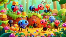 Ants Marching Song for Kids _ Fun Learning & Teamwork _ Educational Ant Para_HD