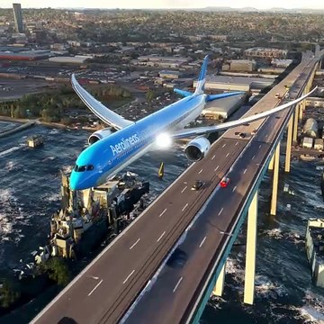O muito perigoso processo de pouso da aeronave Boeing 787 da Aerolineas Argentinas