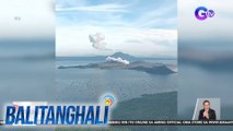 PHIVOLCS - 2 phreatic eruptions, naitala sa Bulkang Taal sa nakalipas na 24 oras | Balitanghali