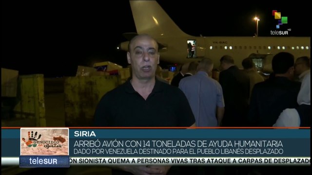 Siria recibió primer cargamento de ayuda humanitaria por parte de Venezuela