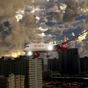 O radar do Boeing 787 da Air Berlin foi atingido por um raio quando estava prestes a pousar