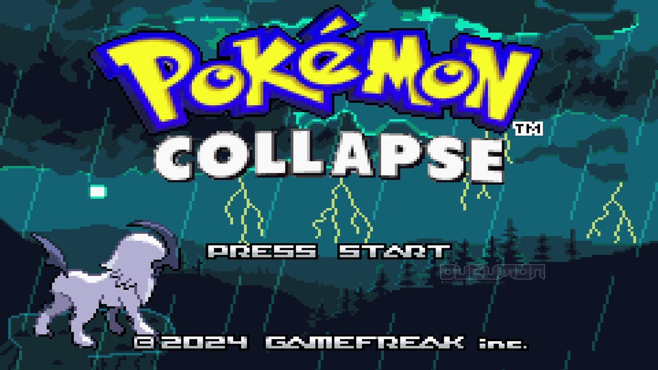 Pokemon Collapse - Short GBA ROM Hack with Marshtomp, Bayleef, and Monferno on the island