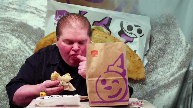 Jack in the Box Mummy Wrapped Monster Taco