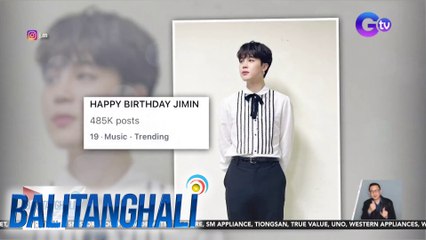 Birthday greetings ng BTS members & ARMY kay Jimin, trending | Balitanghali