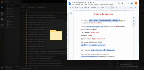 Justin C Scott – Absolute Abundance Academy (Cohort) Download