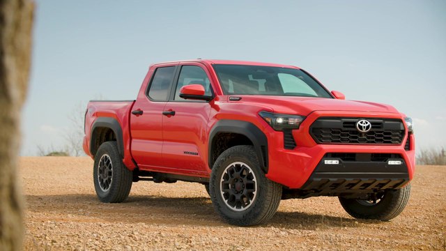 2024 Toyota Tacoma i-FORCE Max TRD Off-Road Design Preview in Solar Octane