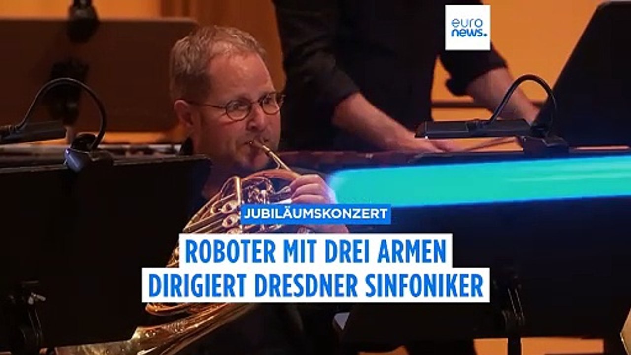 Besonderes Jubiläumskonzert: Roboter mit drei Armen dirigiert Dresdner Sinfoniker