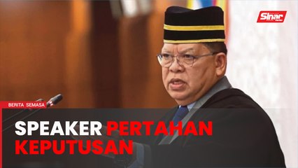 Speaker pertahan keputusan lebih soalan buat MP kerajaan
