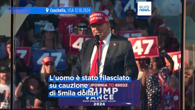 Usa, arrestato un uomo armato durante i controlli al comizio di Trump