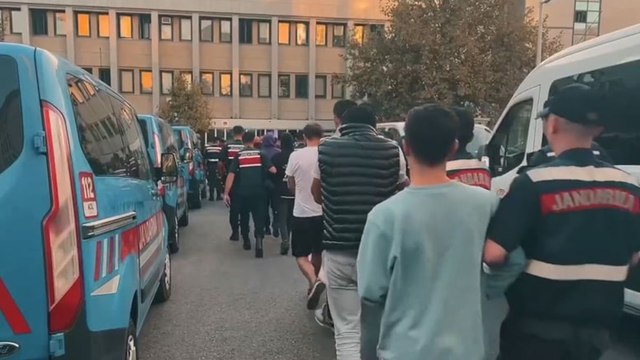 Altı ilde suç örgütlerine baskınlar