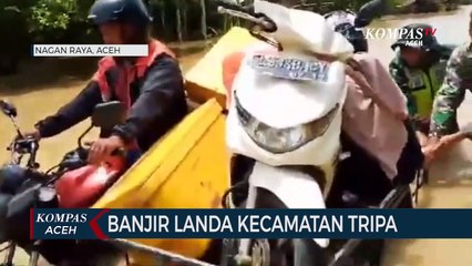 Banjir Landa Sejumlah Desa di Tripa Makmur Nagan Raya