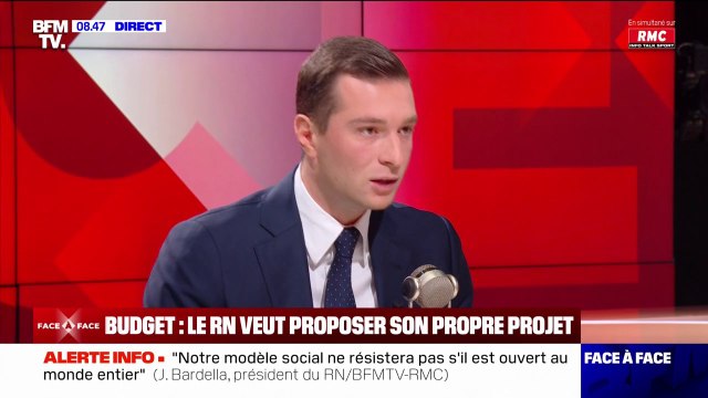 Les allocations familiales doivent être réservées aux familles dont l'un des deux parents est de nationalité française , estime Jordan Bardella, président du Rassemblement national