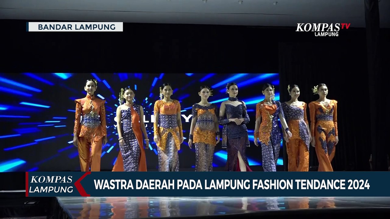 Anggunnya Wastra Daerah Pada Lampung Fashion Tendance 2024