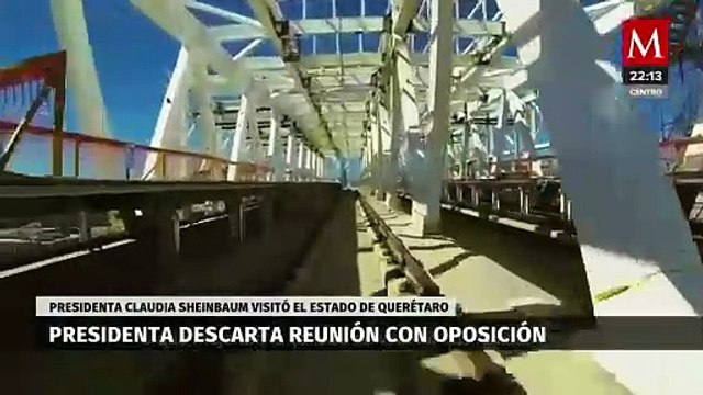 Sheinbaum inicia construcción del tren México-Querétaro acompañada por el Gobernador Kuri