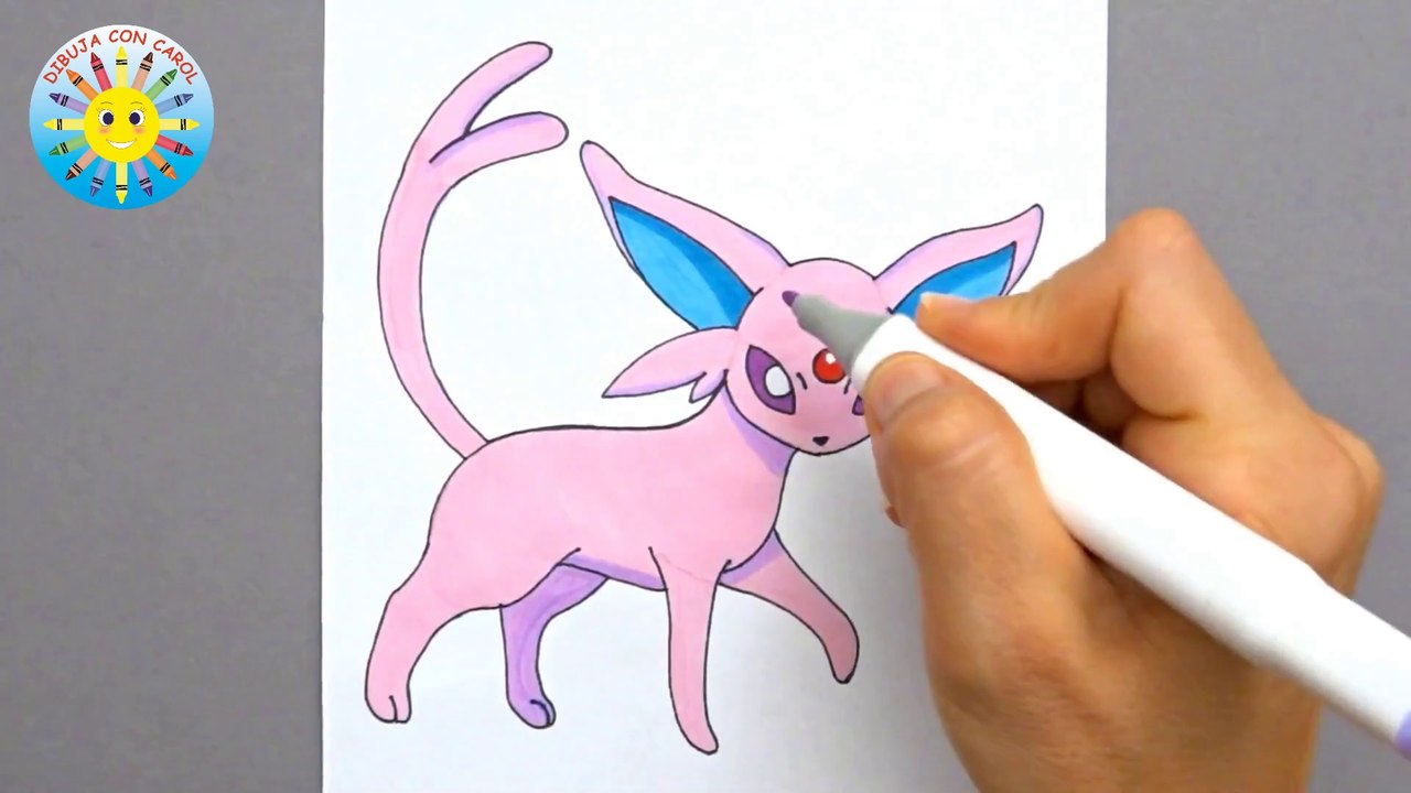 Colorea a ESPEON de POKEMON !!!!