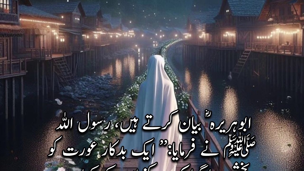 ek badkar Aurat Ko Baksh Diya Gaya | hadees nabvi ﷺ | Hadith in urdu | a n islamic center