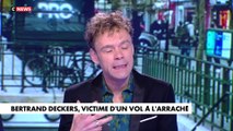 Le journaliste spécialiste des familles royales Bertrand Deckers témoigne sur CNews après avoir été victime d’un vol à l’arraché à Paris: 