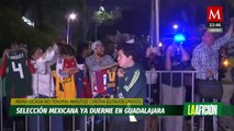 La Selección Mexicana llegó a Guadalajara para enfrentarse a Estados Unidos