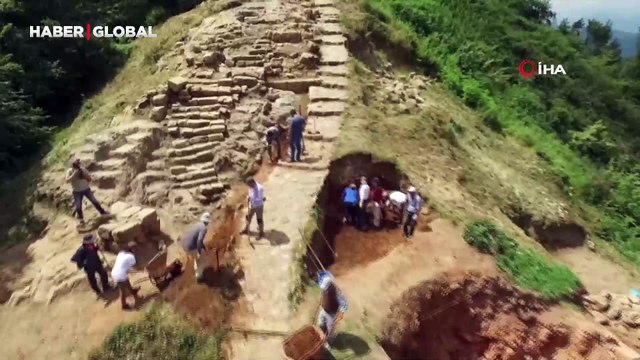 Ordu'dan tarih fışkırdı! 2 bin 300 yıllık kaleden çok sayıda tarihi eser gün yüzüne çıktı