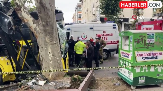 Bahçelievler'de İETT Otobüsü Ağaçla Çarpıştı: 7 Yaralı