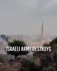 Israeli Army Destroys Mosque in Dhayra