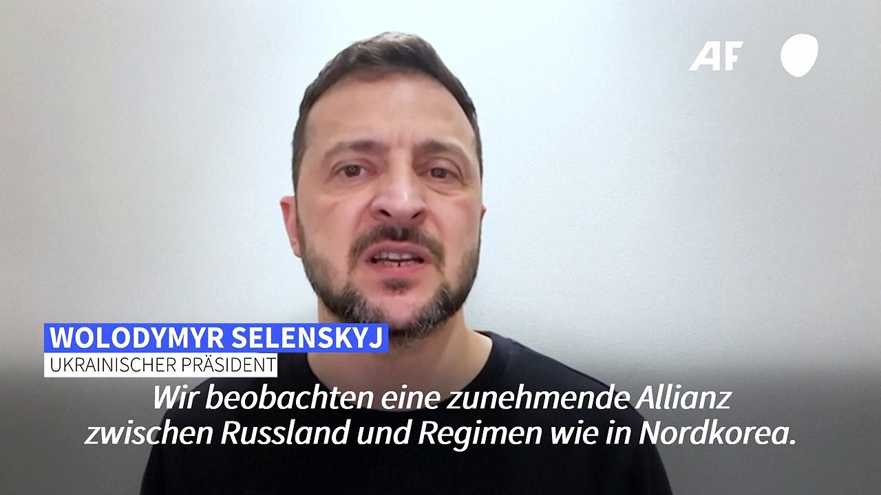 Selenskyj: Nordkorea entsendet Menschen an Russland in Ukraine-Krieg