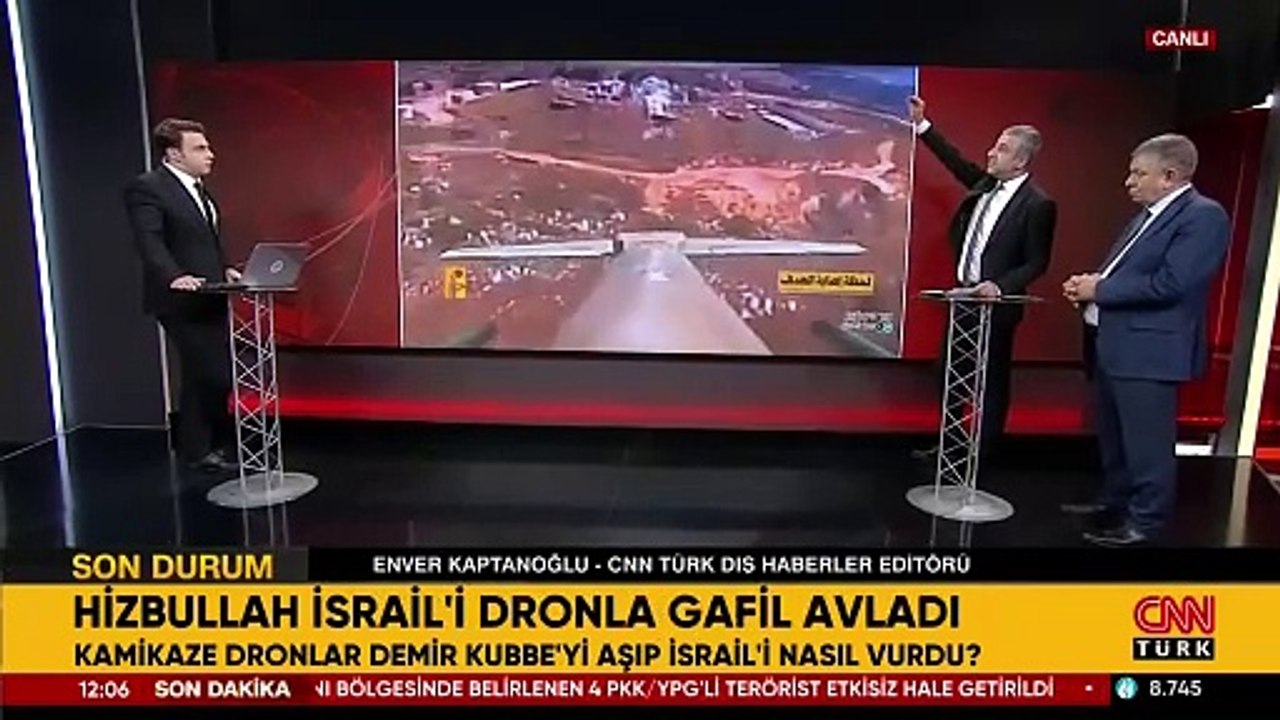 SON DAKİKA HABERİ || Hizbullah drone'ları İsrail üssünü böyle vurdu! SANİYE SANİYE DRONE KAMERASINDA O ANLAR