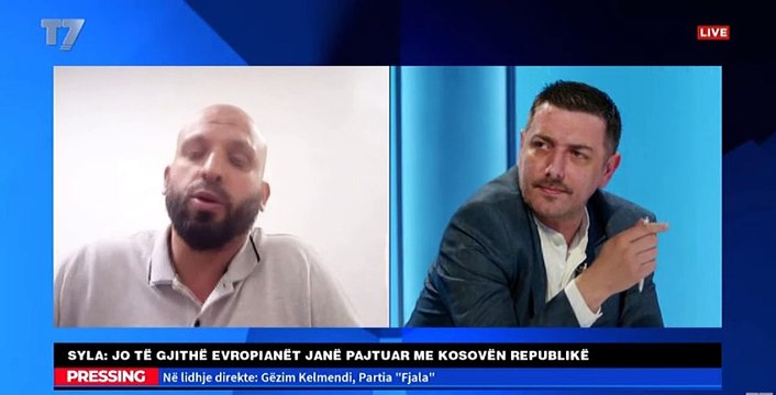 Gëzim Kelmendi - Debati për fenë në emisionin Pressing nëT7 (linja e parë telefonike)
